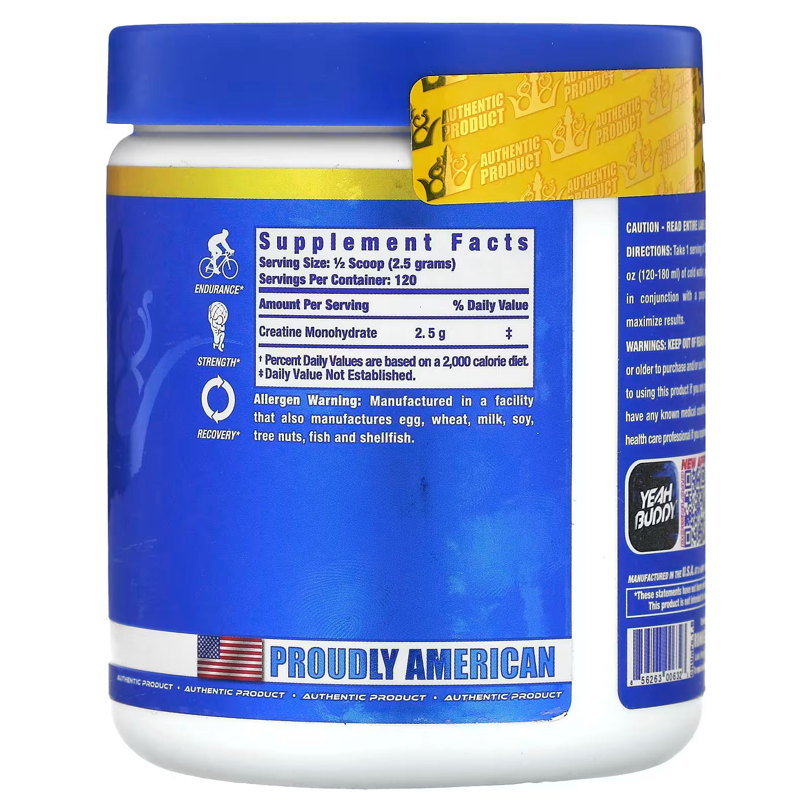 Ronnie Coleman Creatina 120 Servicios
