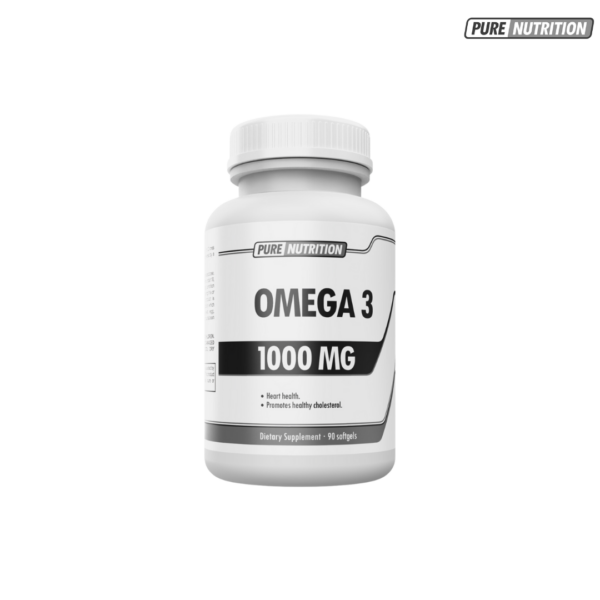 Pure Nutrition Omega 3 1000 mg 90 Cápsulas | Apoyo Nutricional y Uso Diario