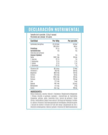Birdman Bcaa y Glutamina 30 Servicios