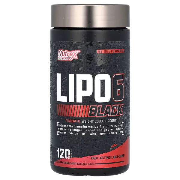 Nutrex Lipo6 Black 120 Cápsulas