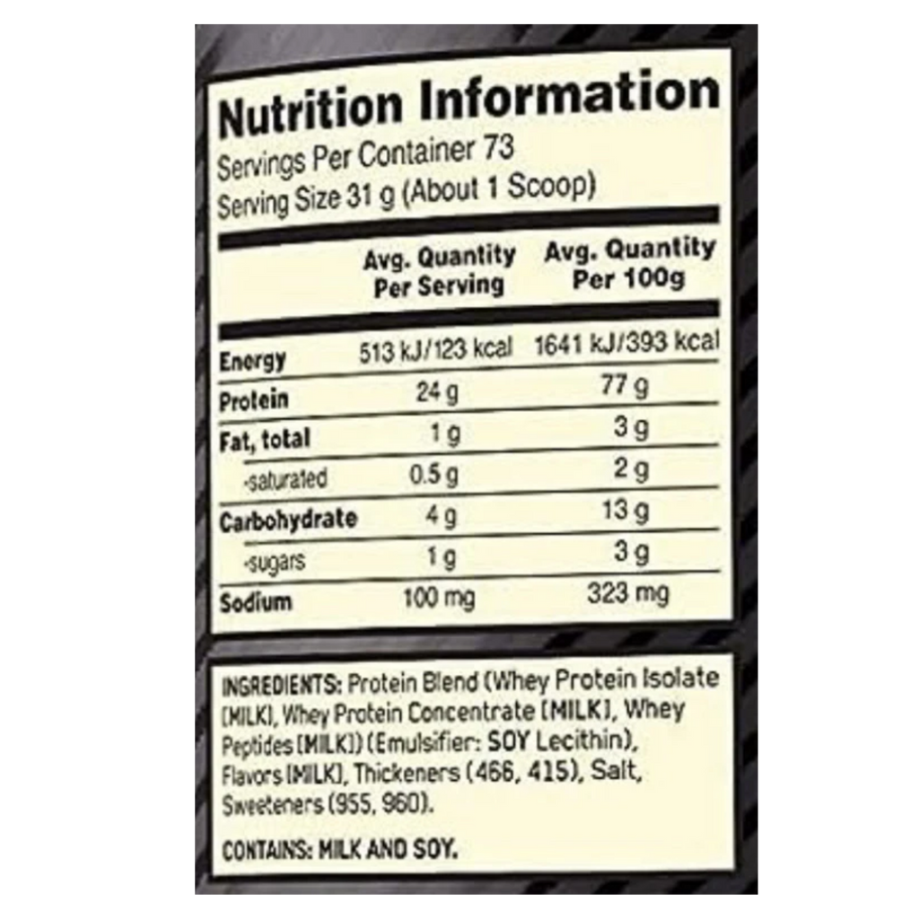ON 100% Whey Gold Standard 5 Lbs
