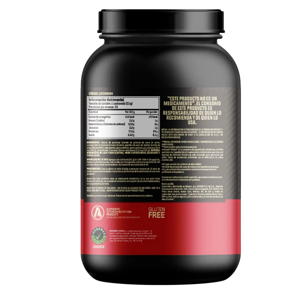 ON 100% Whey Gold Standard 2 Lbs