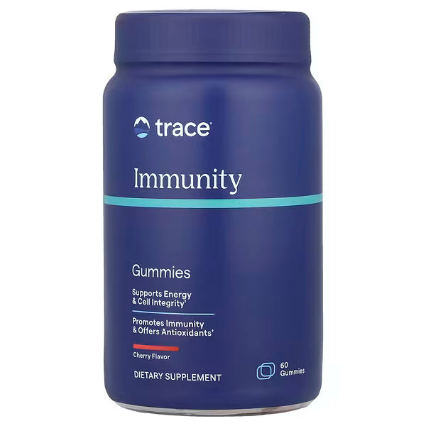 Trace Minerals Immunity Zinc Vit C Vit D 60 Gomitas Sabor Cereza