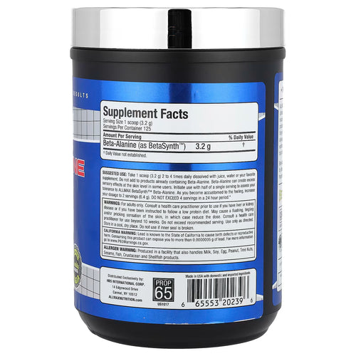 Allmax Beta Alanina 125 Servicios