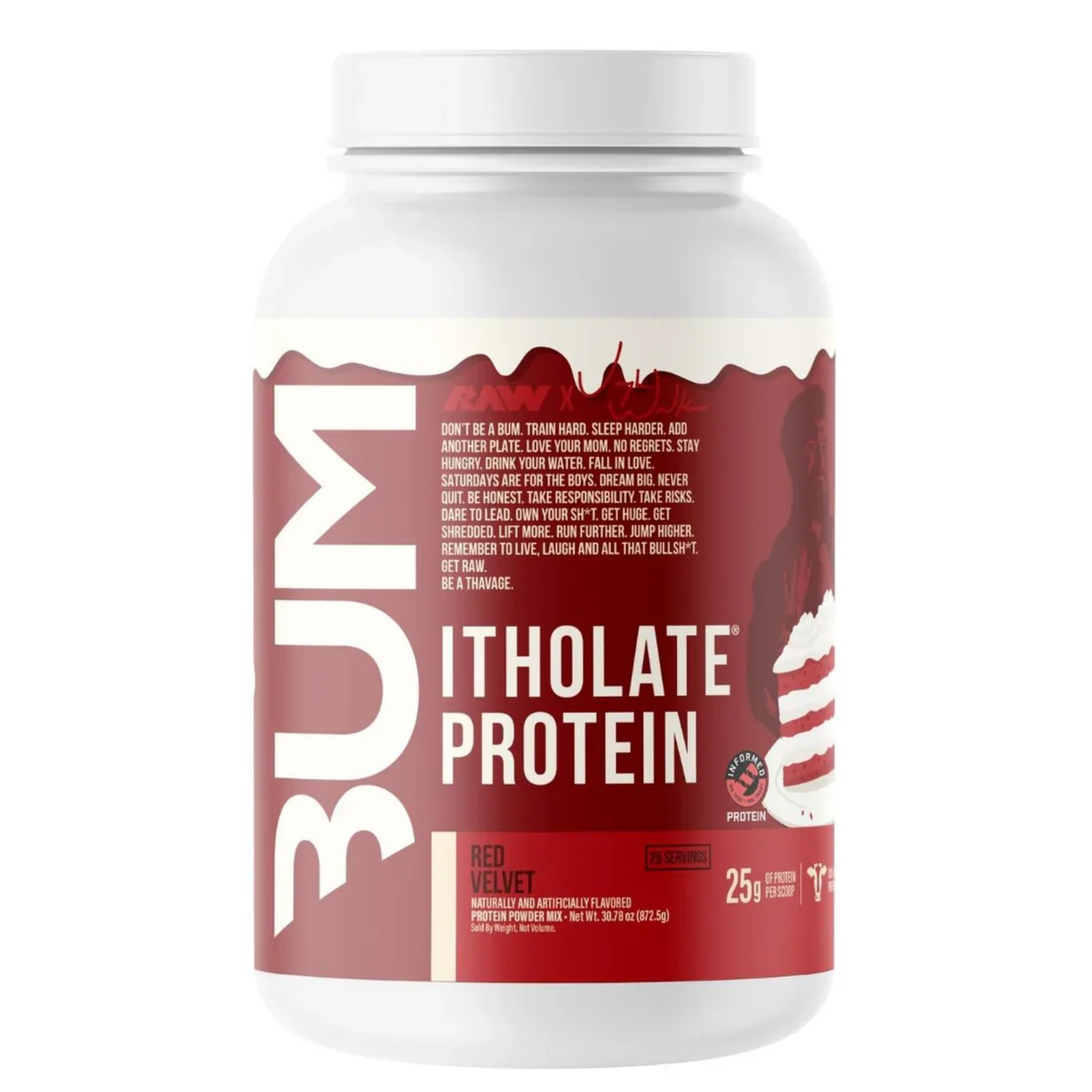 Raw Cbum Protein Itholate 25 Serv