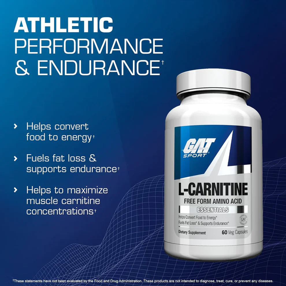 Gat L-Carnitine 500 Mg 60 Cápsulas
