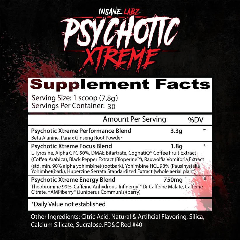 Insane Psychotic Xtreme 30 Servicios