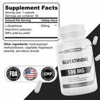 Pure Nutrition Glutathione 500 Mg 60 Cápsulas
