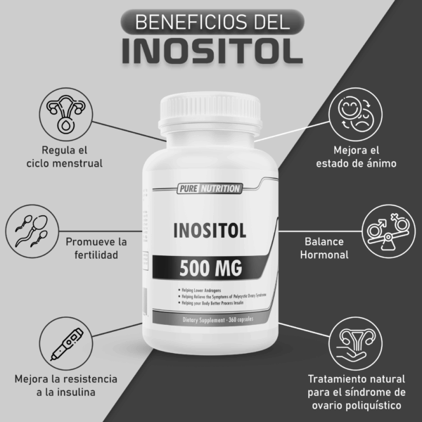 Pure Nutrition Inositol 500 Mg 360 Cápsulas