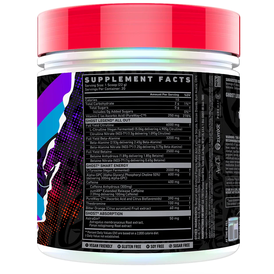 Ghost Legend All Out 20 Servicios