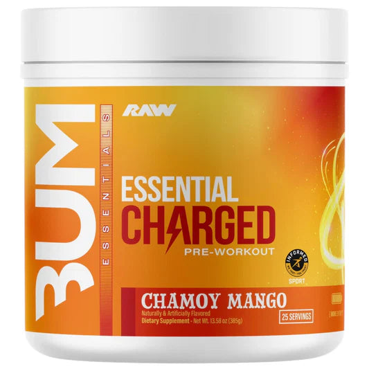 Raw Cbum Essential Charged 25 Servicios
