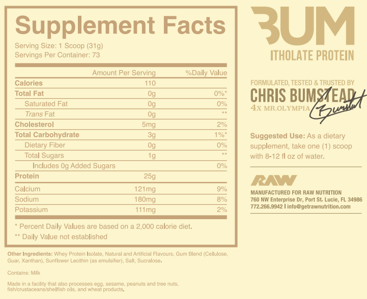 Raw Cbum Itholate 5 Lbs