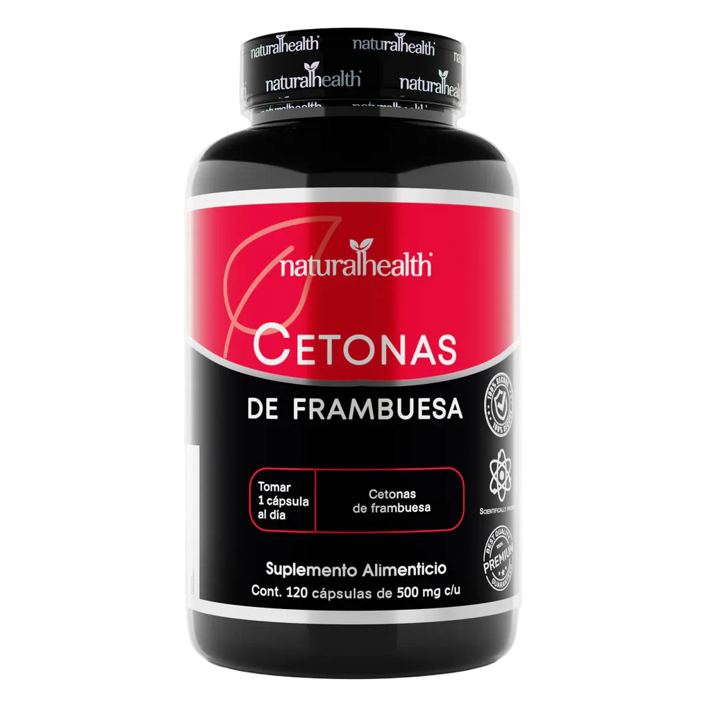 Natural Health Cetonas De Frambuesa 500 Mg 120 Cápsulas