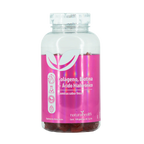 Natural Health Colágeno, Biotina y Ácido Hialurónico 100 Gomitas Sabor Fresa
