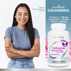 Natural Health Colágeno Hidrolizado + Resveratrol 500 Mg 60 Cápsulas