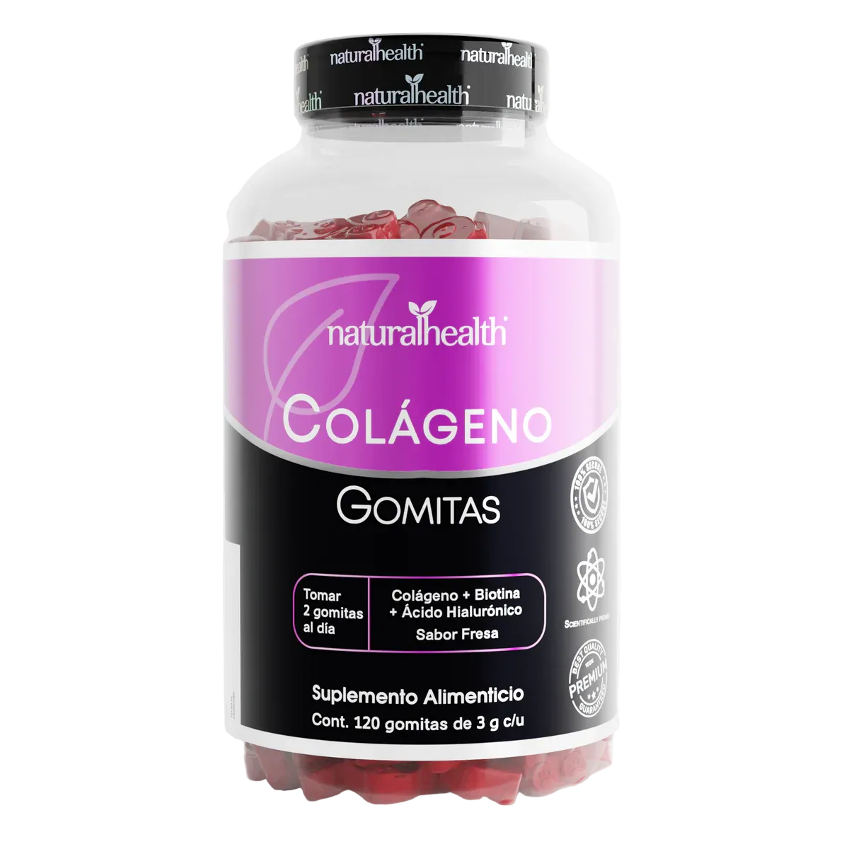Natural Health Colágeno 120 Gomitas