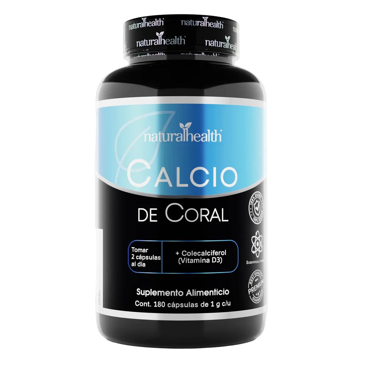 Natural Health Calcio De Coral 180 Cápsulas
