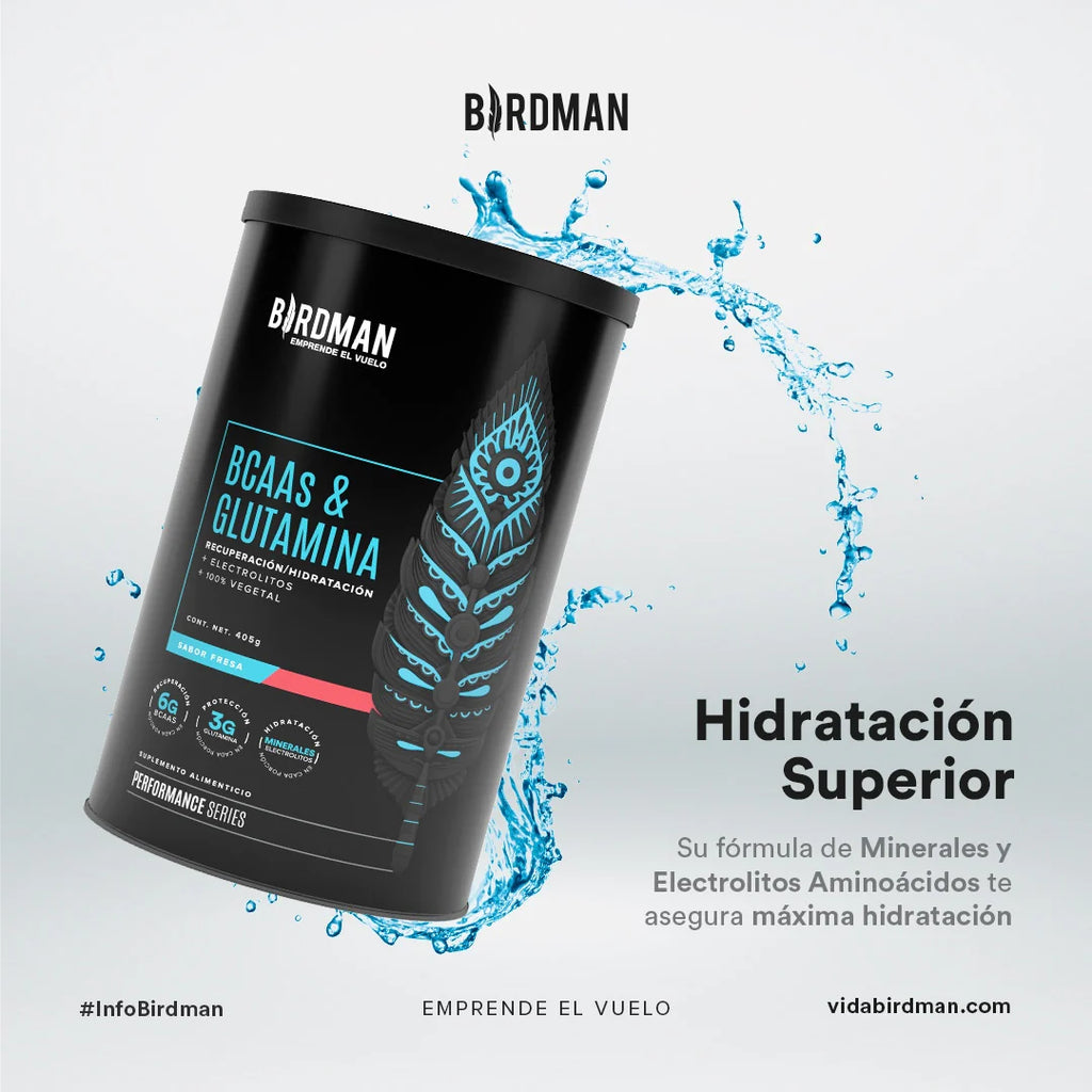 Birdman Bcaa y Glutamina 30 Servicios