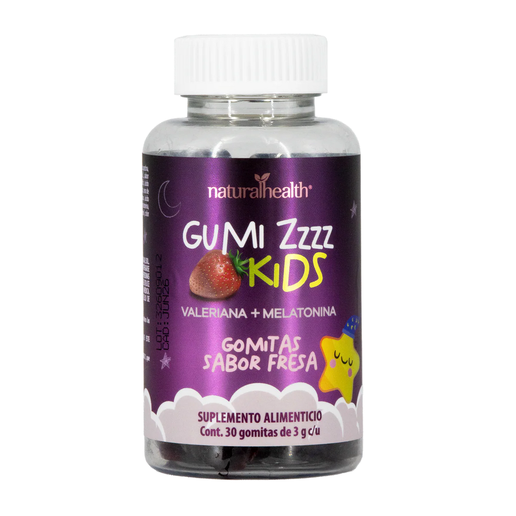 Natural Health Gummi Sleep Kids Melatonina + Valeriana 30 Gomitas Sabor Fresa