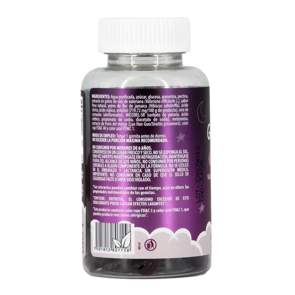 Natural Health Gummi Sleep Kids Melatonina + Valeriana 30 Gomitas Sabor Fresa