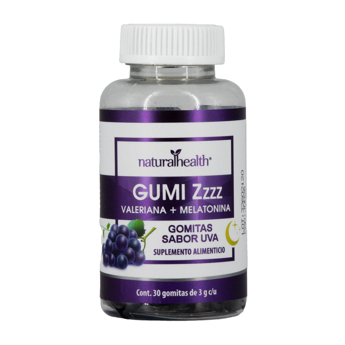 Natural Health Gummi Sleep - Melatonina 30 Gomitas Sabor Uva