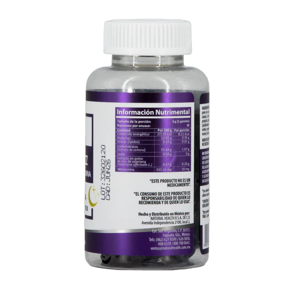 Natural Health Gummi Sleep - Melatonina 30 Gomitas Sabor Uva