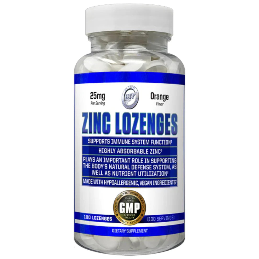 HTP Zinc Lozenges 100 Cápsulas