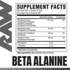 Raw Beta Alanine 60 Servicios