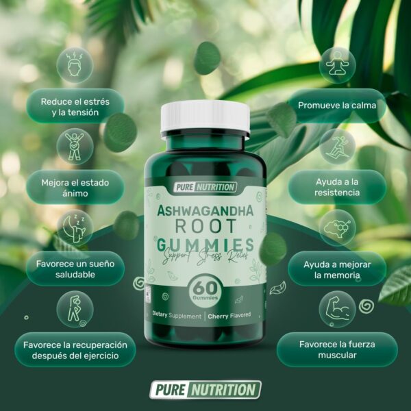 Pure Nutrition Ashwagandha Root 60 Gomitas