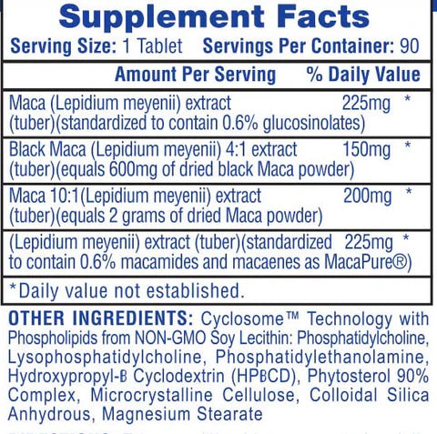 HTP Maca 90 Tabletas