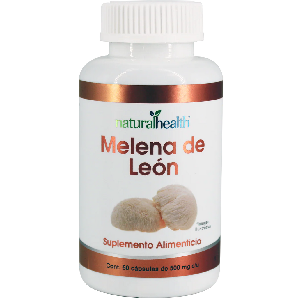 Natural Health Melena De León 500 Mg 60 Cápsulas