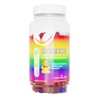 Natural Health MuneKIDS | Vitamina C, Betaglucano, Elderberry, Zinc y Vitamina D3 60 Gomitas
