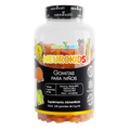 Natural Health Neurokids | Ginseng, Alpha GPC, Vitamina B6 y Vitamina B12 120 Gomitas Sabor Mandarina