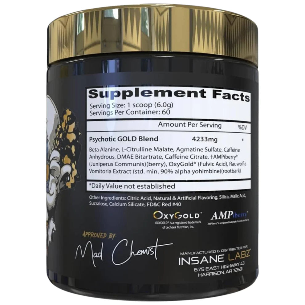 Insane Psychotic Gold 60 Servicios