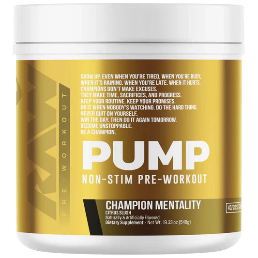 Raw Pump Non-Stim 40 Servicios
