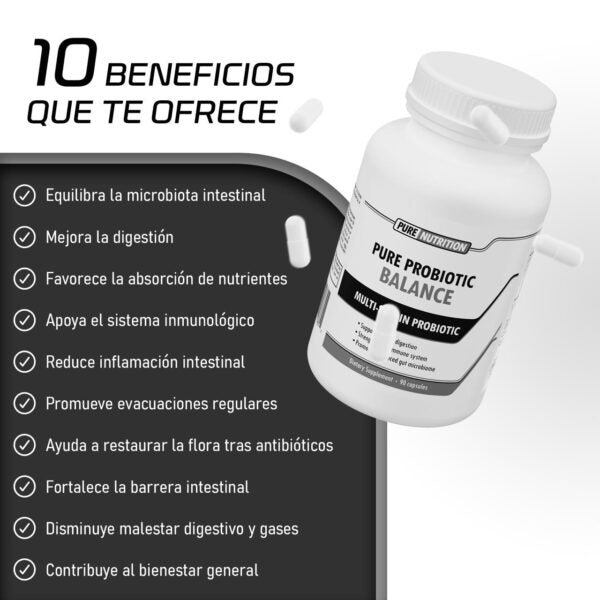 Pure Nutrition Probióticos 90 Cápsulas