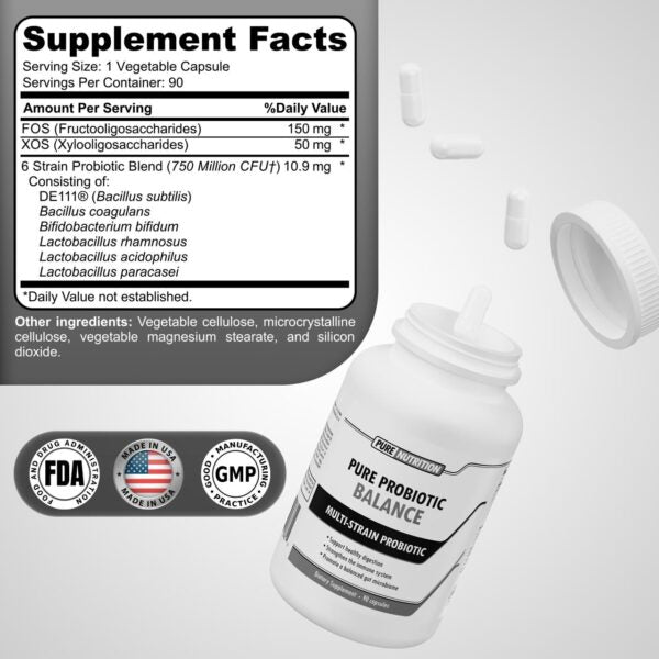 Pure Nutrition Probióticos 90 Cápsulas