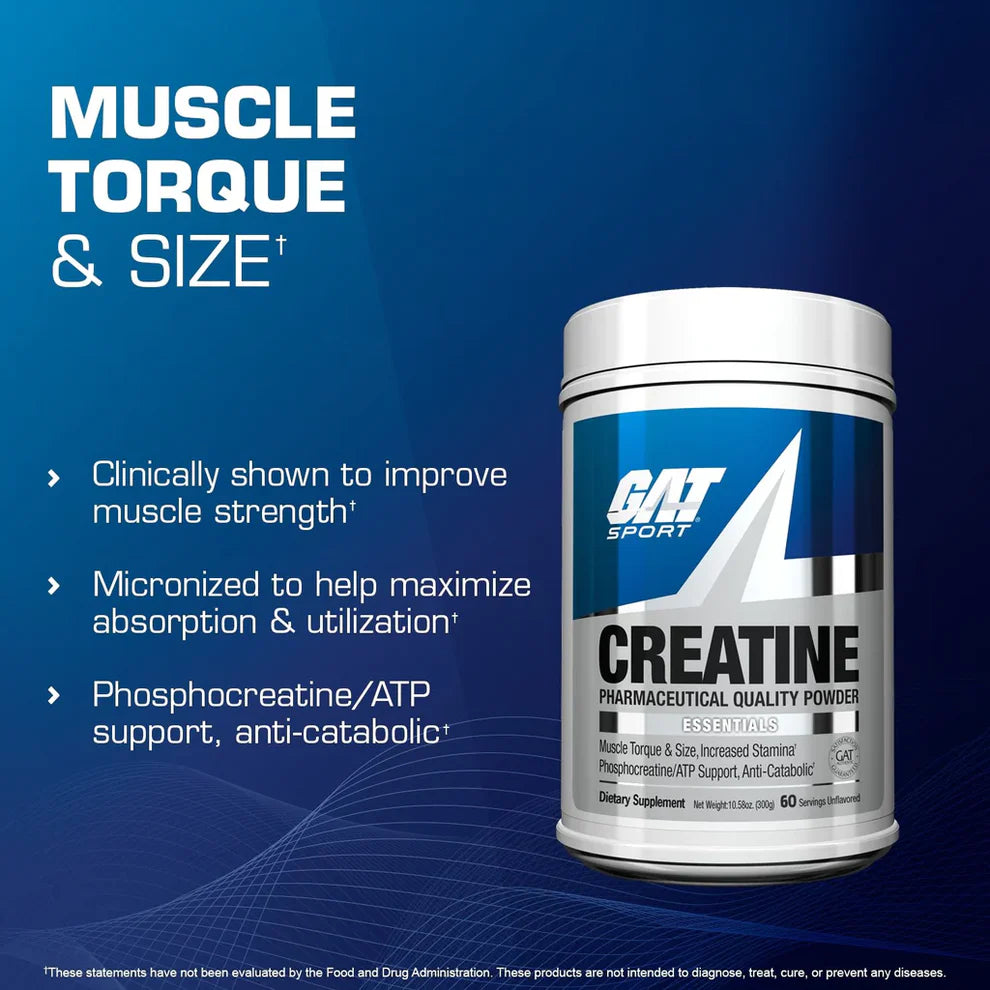Gat Creatina 1 Kg 200 Servicios