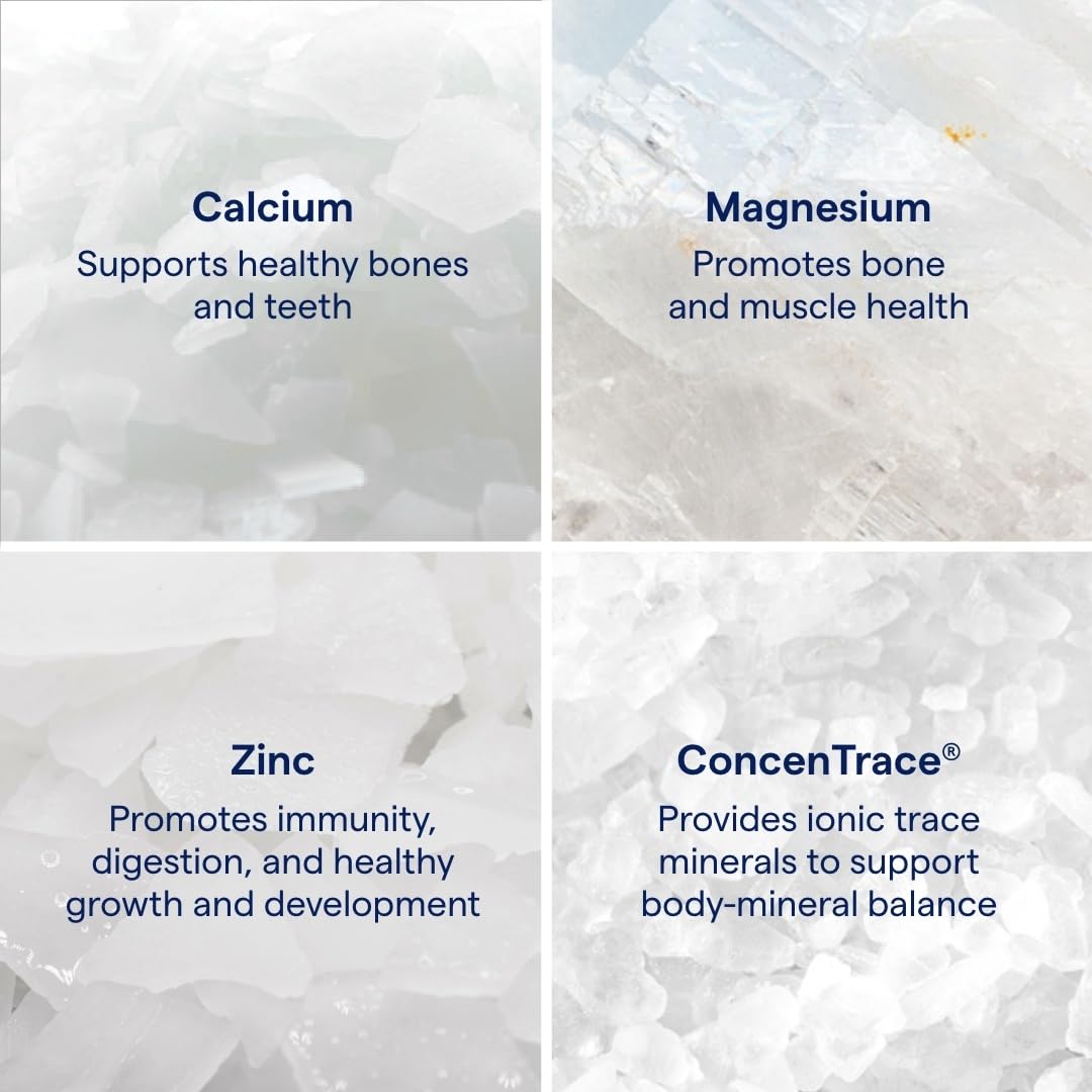Trace Minerals Cal/Mag/Zinc + Vitamina D3 16 Oz Sabor Piña Colada